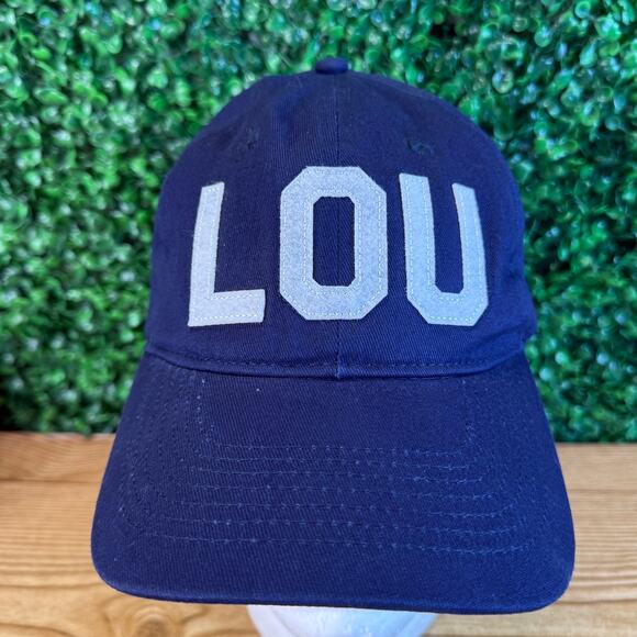 Aviate LOU Embroidered Hat Navy Kentucky Louisville Pride Baseball Cap - Picture 1 of 8